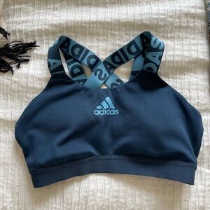 Adidas Women's Blue Sports Bra